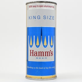 Hamms Beer 16 Ounce Aluminum Soft Top Flat Top ON BOTTOM BALTIMORE 230-19