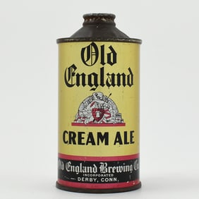 Old England Cream Ale Cone Top 176-7 RARE THIS CLEAN