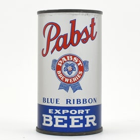 Pabst Blue Ribbon Instructional Flat Top PABST MILWAUKEE 111-16 OI 656 DISPLAY EMPTY LID