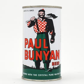 Paul Bunyan Beer Flat Top PAUL BUNYAN DIV COUNTRY BLACK TRIM UNLISTED MINTY