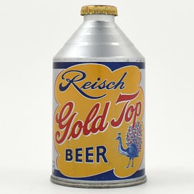 Reisch Gold Top Beer Crowntainer IRTP 198-17 RARE MINTY