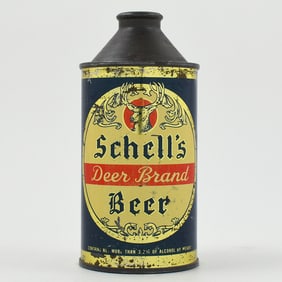 Schells Deer Brand Beer Cone Top 183-7