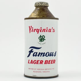 Virginias Famous Beer Cone Top 188-18 CLEAN