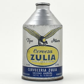 Zulia Beer Venezuelan Crowntainer TOUGH CLEAN