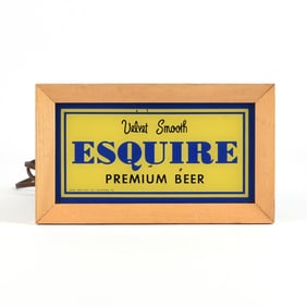 Esquire Beer ROG Illuminated Sign