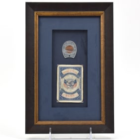 Homestead Beer Old Mule Ale Pre-Prohibition Playing Card and Lucky Penny