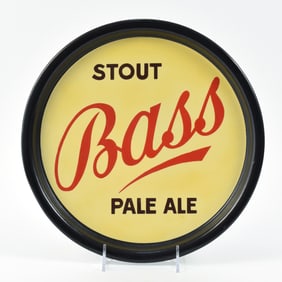 Bass STOUT Pale Ale Pre-Prohibition Porcelain Enamel Serving Tray