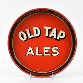Old Tap Ales 1940s Serving Tray TOUGH TOP EXAMPLE