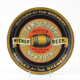 Schaefer Weiner Beer Pre-Prohibition Serving Tray NICE