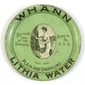 Whann Lithia Water Pre-Prohibition Tip Tray