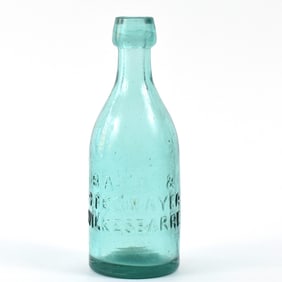 Bayer and Stegmayer Brewing Pre-Pro Embossed Blob Top Bottle EARLY