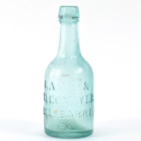 Bayer and Stegmayer Brewing Pre-Pro Embossed Blob Top Bottle EARLY