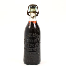 Providence Bottling Co Pre-Prohibition Blob Top Bottle STILL FULL