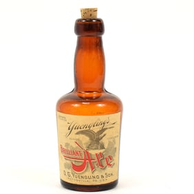 Yuenglings Brilliant Ale Pre-Prohibition 7 Ounce Blob Top Bottle CLEAN