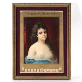 Duquesne Brewing Pre-Pro 1903 Calendar Lithograph PURITY