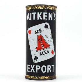 Aitkens Export Ale 16 Ounce Scottish Flat Top SCARCE