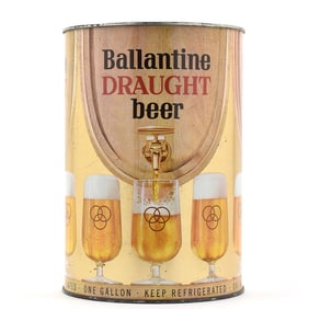 Ballantine Draught Beer Gallon METALLIC GOLD 244-2