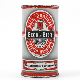 Becks Beer German Flat Top