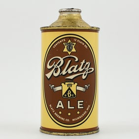 Blatz Ale Cone Top NO TEXT IN BANNER 153-4 SCARCE THIS CLEAN