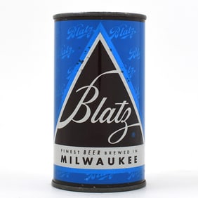 Blatz Beer Xmas Color Series Flat Top DARK BLUE 39-12