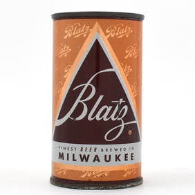 Blatz Beer Xmas Color Series Flat Top ORANGE 39-14