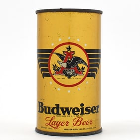 Budweiser Beer Instructional Flat Top PATENTS PENDING 43-33 OI 139