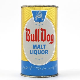 Bull Dog Malt Liquor Flat Top GRACE BROS STOUT LID 45-33