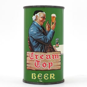Cream Top Beer Instructional Flat Top MANHATTAN 52-7 OI 188 RARE CLEAN