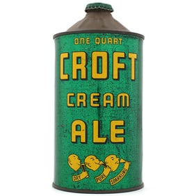 Croft Ale Quart Cone Top 4 PROD LEMONHEADS 206-3 POSS BEST