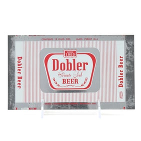 Dobler Beer Flat Top Unrolled Flat Sheet 54-8