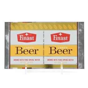 Finast Beer Flat Top Unrolled GOLDEN BREW LAWRENCE 63-11