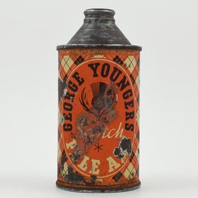 George Youngers Scotch Pale Ale Scottish Cone Top EARLY RARE