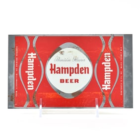 Hampden Beer Flat Top Unrolled Flat Sheet METALLIC HAMPDEN 79-40