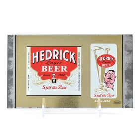 Hedrick Beer Pull Tab Unrolled Flat Sheet METALLIC 74-23