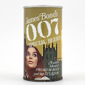 James Bond 007 Malt Liquor Set Pull Tab WESTMINSTER ABBEY 82-29