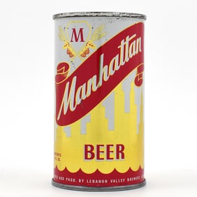 Manhattan Beer Flat Top LEBANON VALLEY 94-25 SCARCE