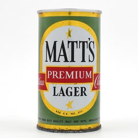 Matts Beer Zip Top SCARCE DARK GREEN 92-3
