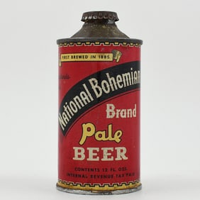 National Bohemian Beer Cone Top 175-4