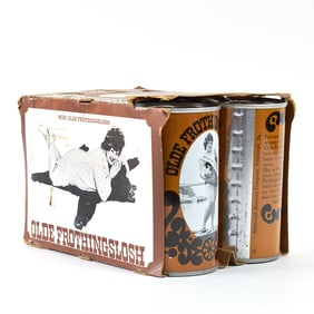 Olde Frothingslosh Ale 6-Pack Carton With 6 Full Cans ORIGINAL 1969