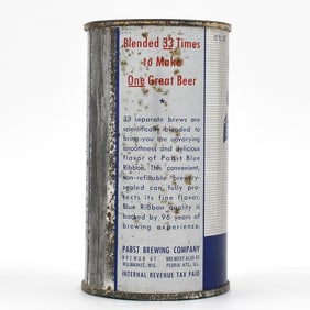 Pabst Blue Ribbon Flat Top IRTP SILVER PANELS MILW 111-19