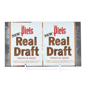 Piels Real Draft Beer Flat Top Unrolled Flat Sheet 115-12