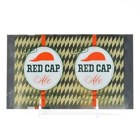 Red Cap Ale Flat Top Unrolled Flat Sheet NATICK 119-8