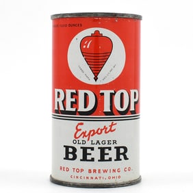 Red Top Beer Instructional Flat Top 119-36 OI 724 RARE ON GRADE