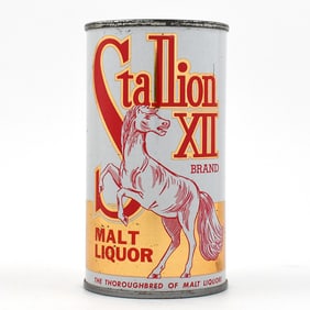 Stallion XII Malt Liquor INSERT JUICE TAB METALLIC 126-3