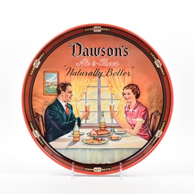 Dawsons Ale-Beer 1930s Serving Tray CLEAN