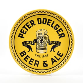 Peter Doelger Beer-Ale 1930s Serving Tray SHARP
