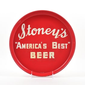 Stoneys Beer 1940s Serving Tray AMERICAS BEST