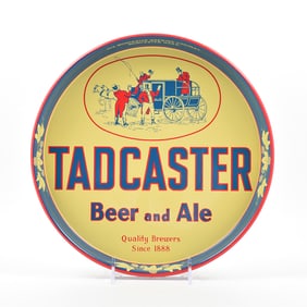 Tadcaster Beer-Ale 1940s Serving Tray MINTY