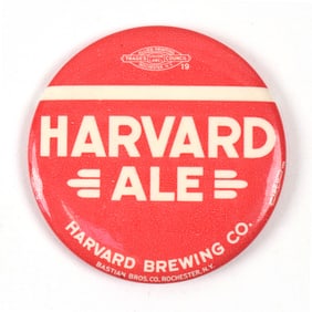 Harvard Ale 1940s Pocket Mirror TOUGH OUTSTANDING