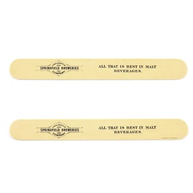 Springfield Breweries Co Pre-Pro 2-Sided Foam Scraper RARE OUTSTANDING